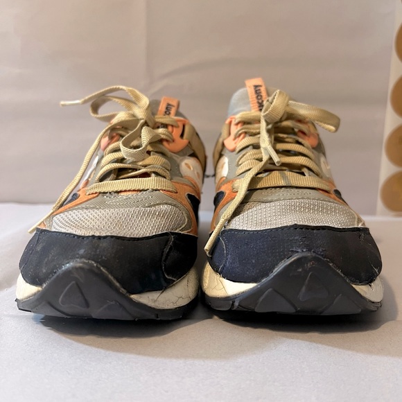 Saucony Grid 9000 Kith Sneaker Suede Leather & Mesh Upper Size EU 38 - Picture 2 of 9